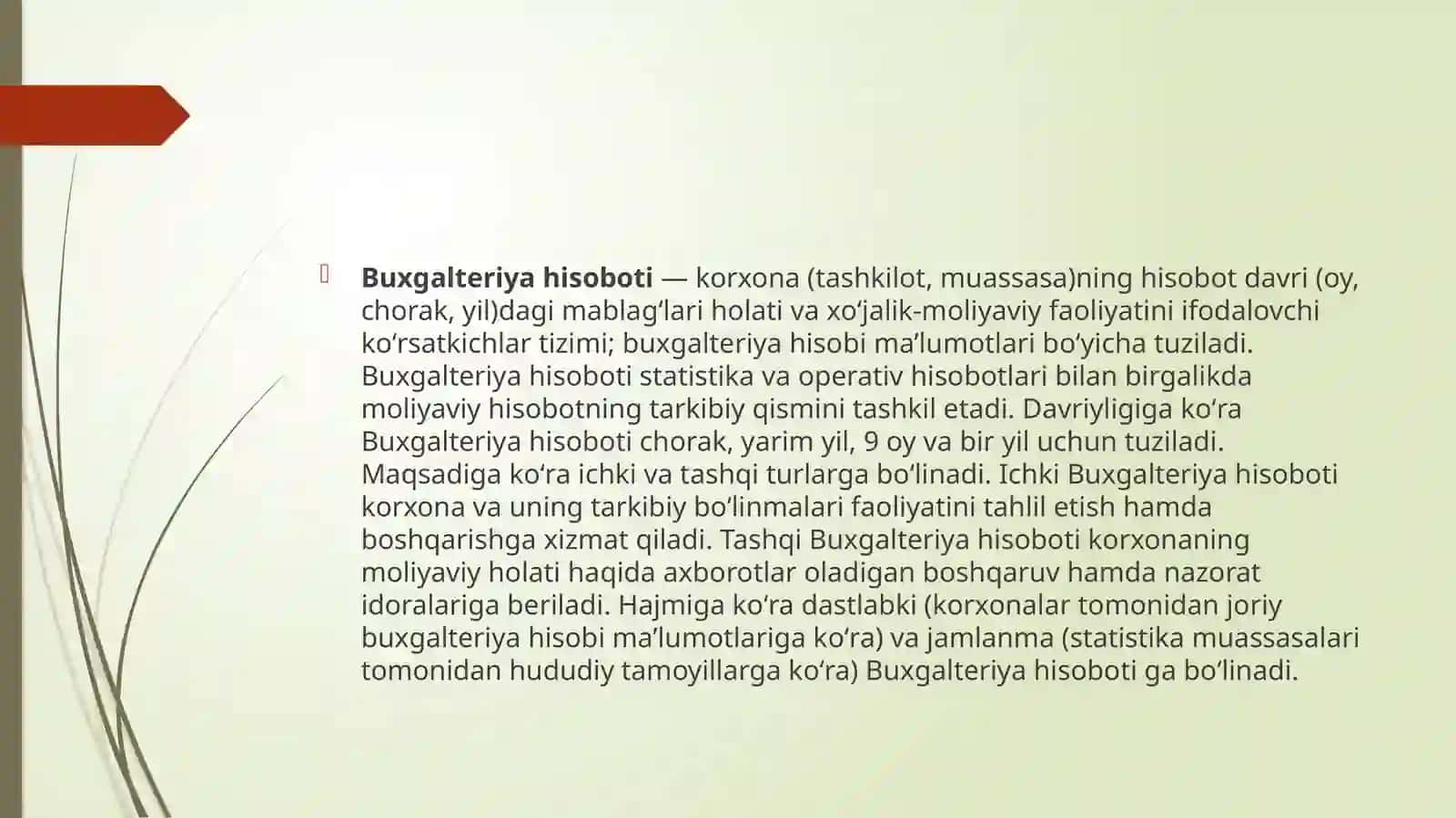 Buxgalteriya hisobining axborot tizimlari gaturli xil yondoshu va moddalar asosida yoritish 3