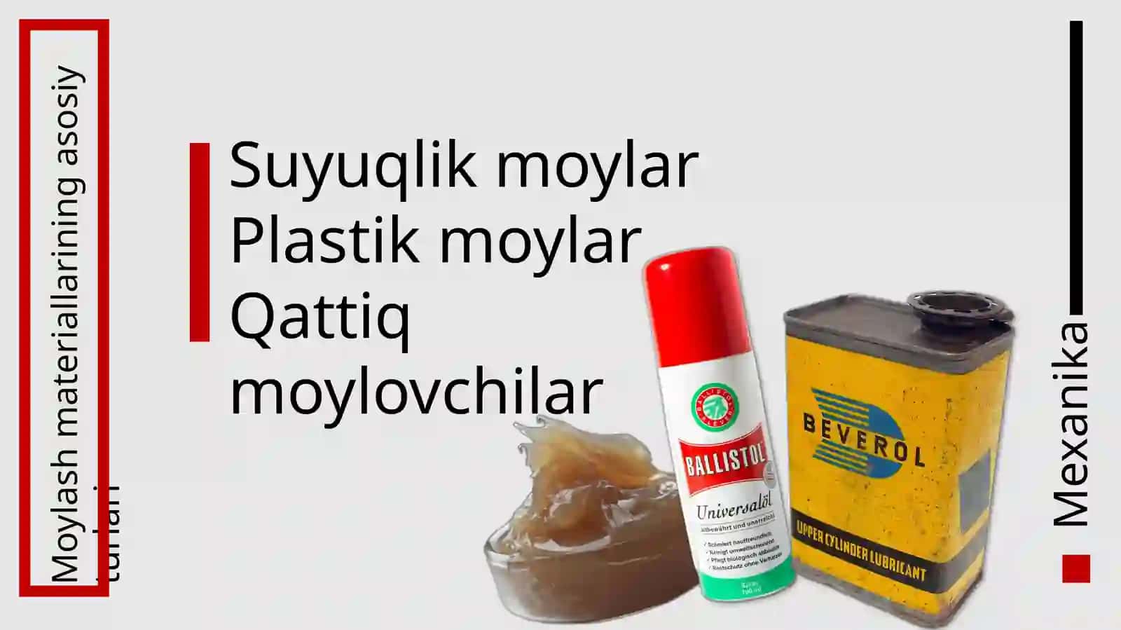 Mashina detallarini moylash materiallari 3