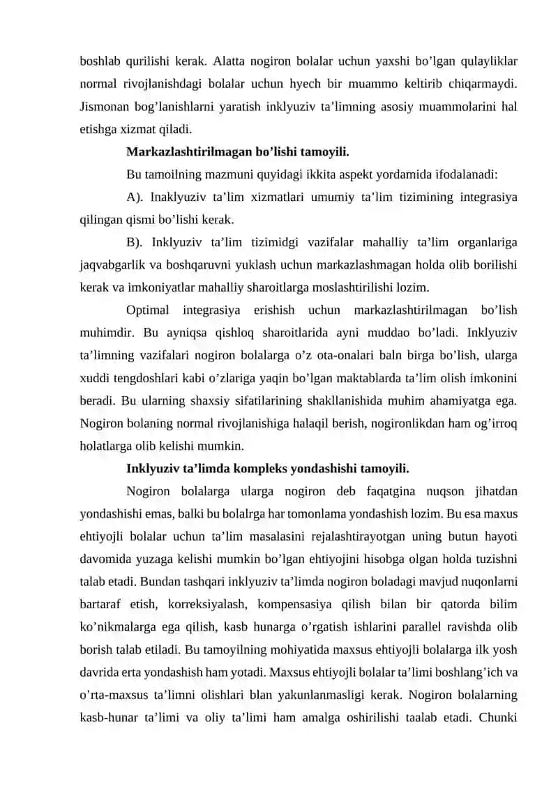 KO'RISHDA NUQSONI BO'LGAN BOLALAR TA'LIM TARBIYASI 3