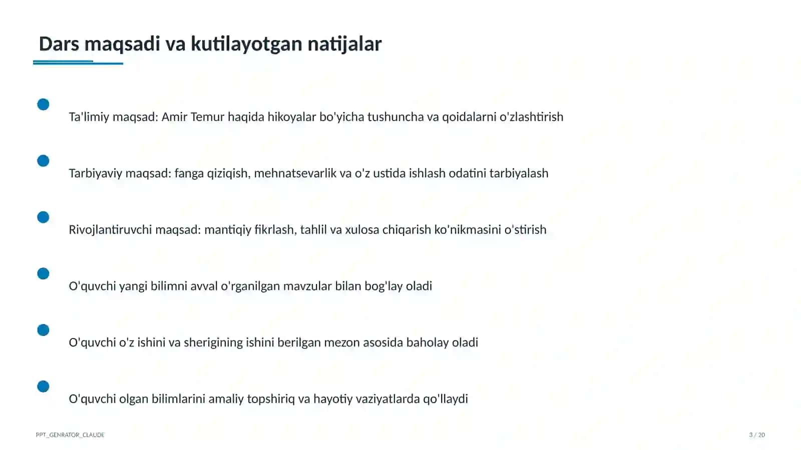 Amir Temur haqida hikoyalar (5-sinf) 3