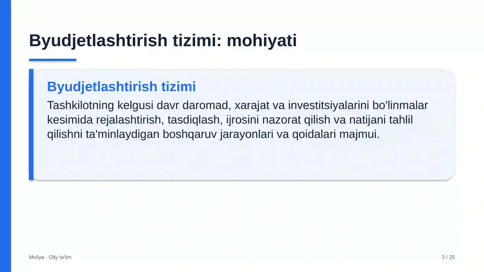Auditorlik tashkilotlarida budjetlashtirish tizimi 3