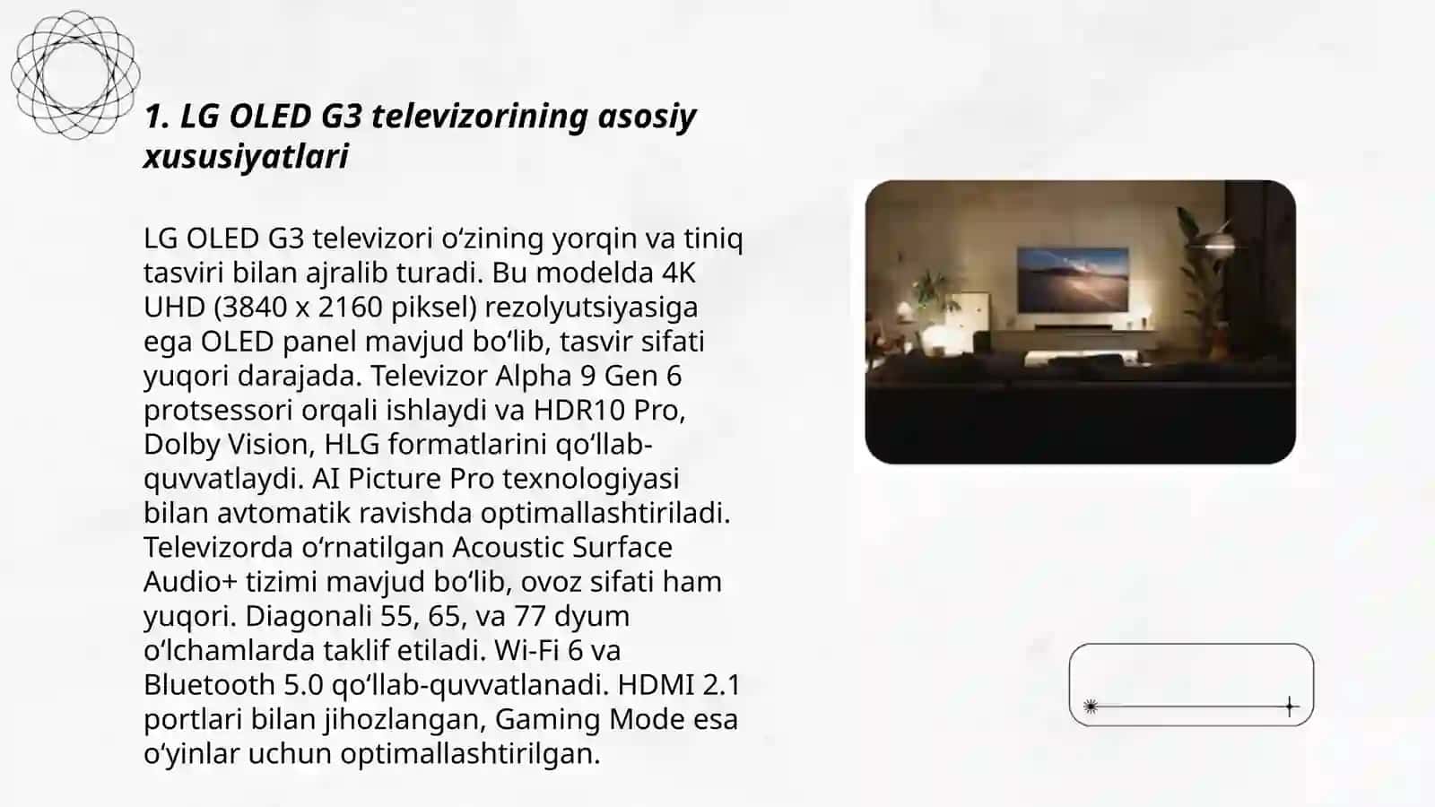 LG OLED G3 televizori 3
