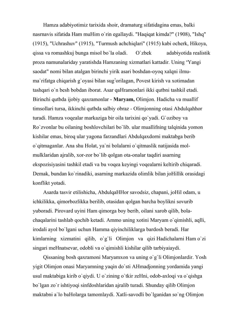 Hamza Hakimzoda Niyoziy ma’rifati.”Gul” turkumiga mansub to’plamlarning badiiy ahamiyati 3