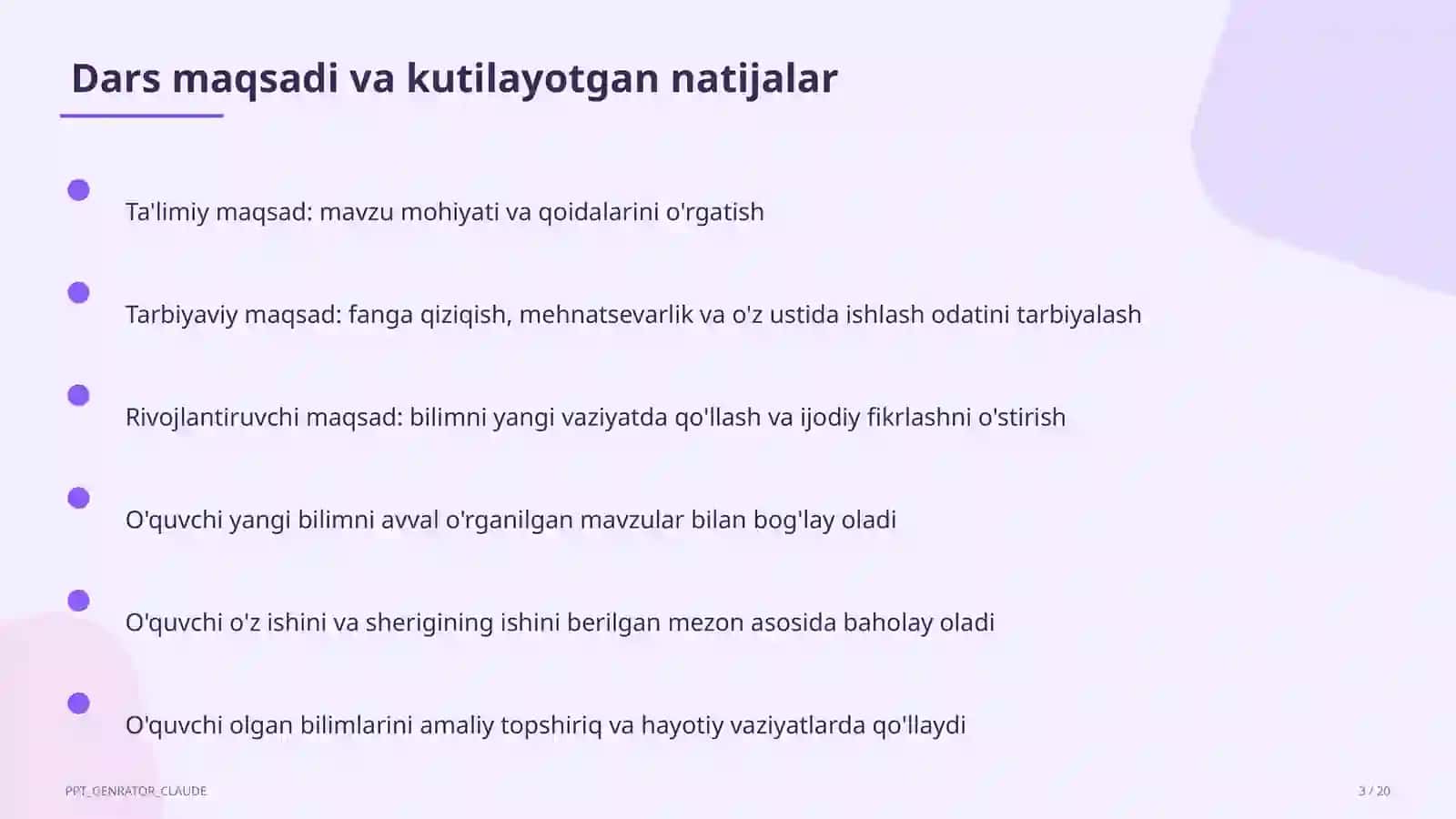 Sinf rahbarining yillik ish rejasi 3
