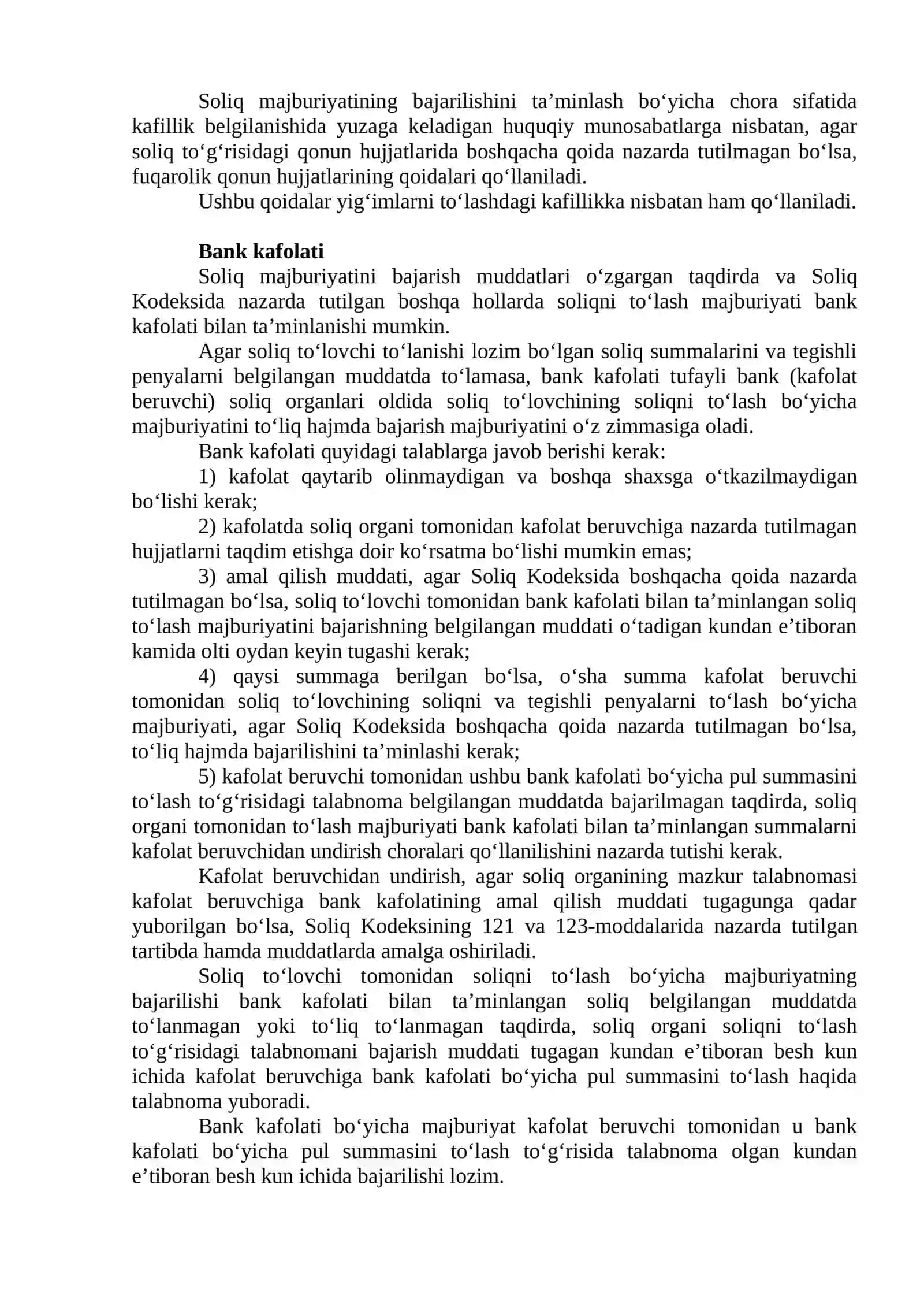 SOLIQ MAJBURIYATINING BAJARILISHINI TA’MINLASH USULLARI 3