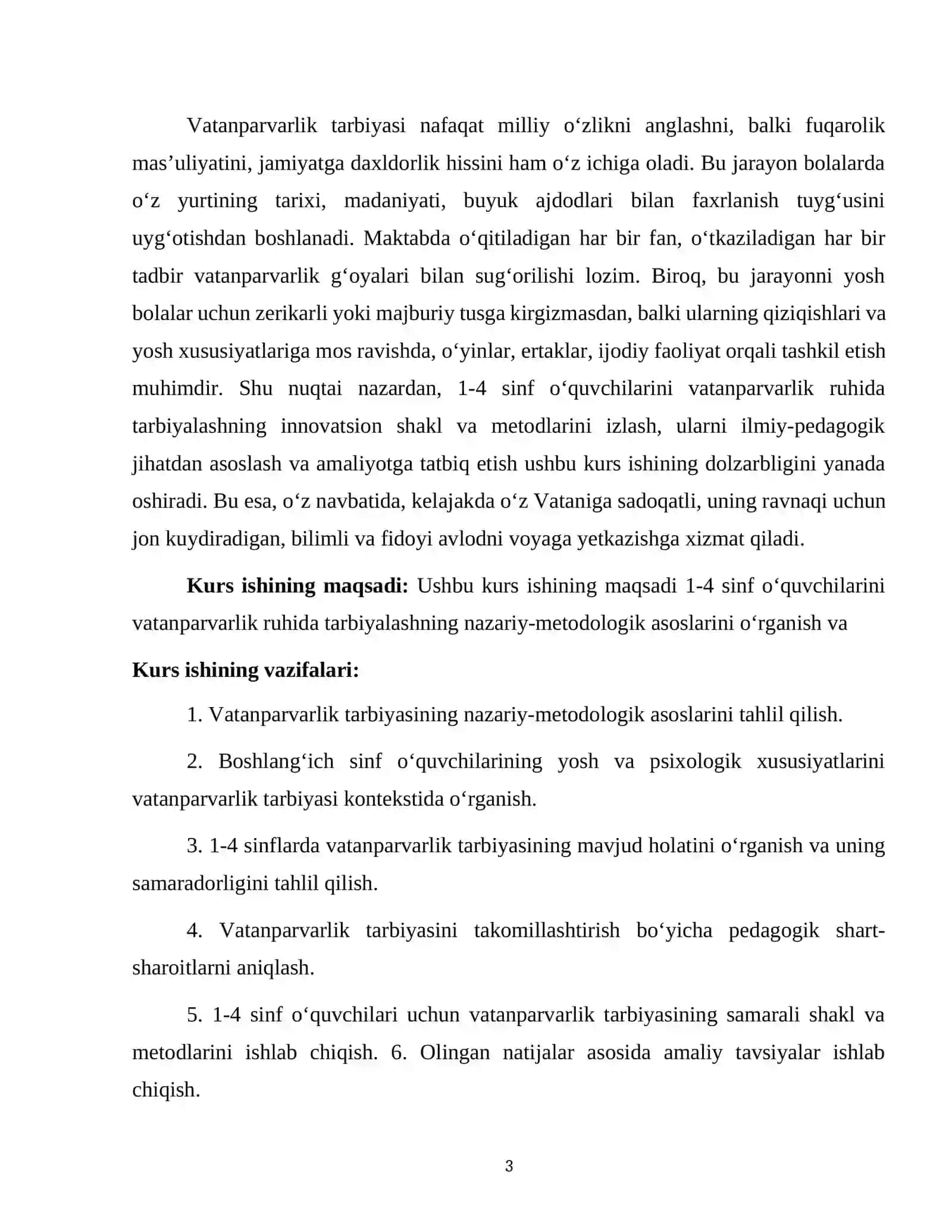 1-4 SINF OʻQUVCHILARINI VATANPARVARLIK RUHIDA TARBIYALASH 3