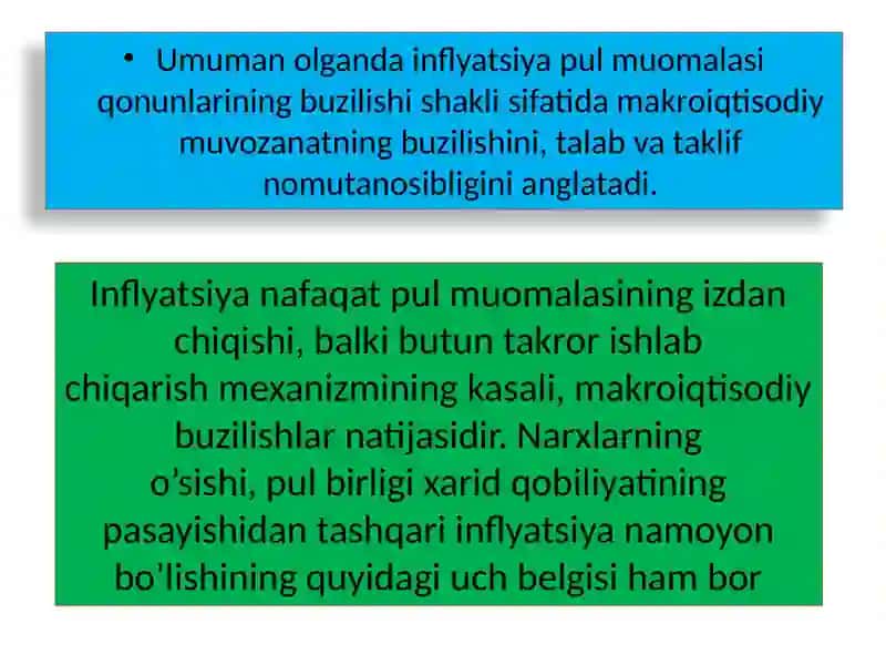 INFLYATSIYA VA AKSILINFLYATSIYA SIYOSATI 3
