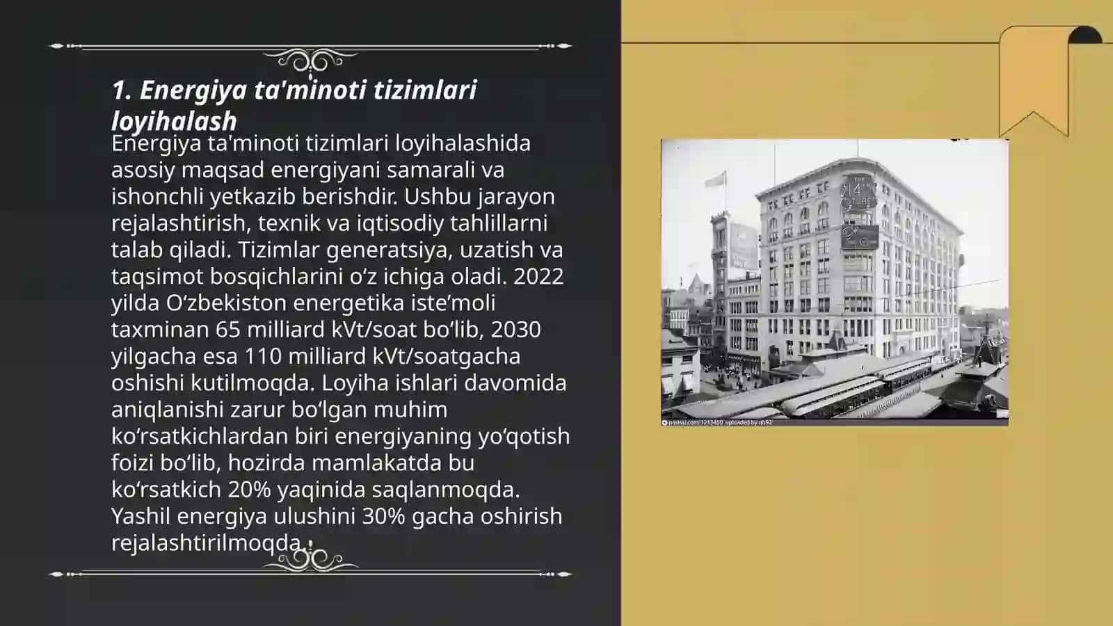 NMKT 105-21S GURUH TALABASI MIRZAHATAMOVA DIYORANING SOHA SOHA KORXONALARINI LOYIHALASH ASOSLARI FANIDAN TAYORLAGAN TAQDIMOTI 3