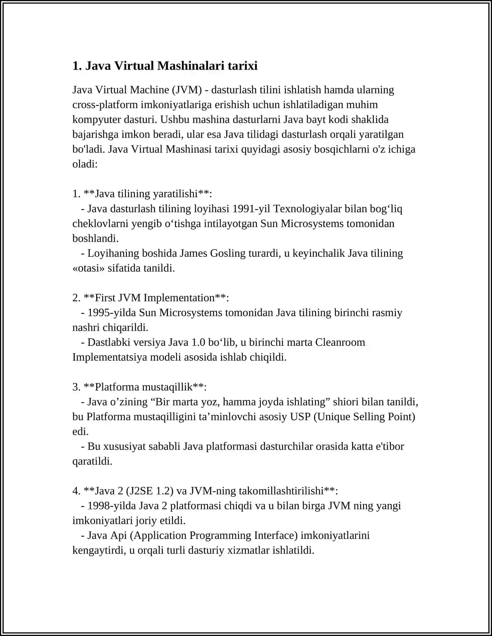 JAVA VIRTUAL MASHINALARI 3