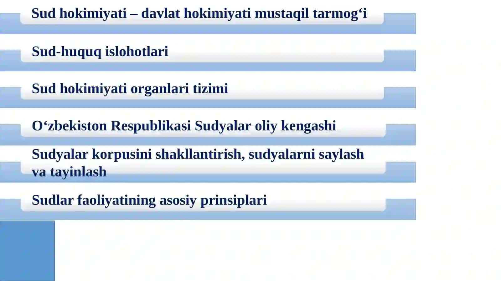 Sud-huquq islohotlarining yangi marralari 3