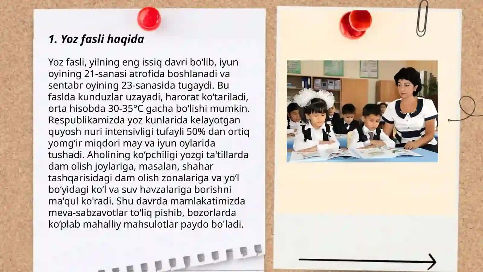 Yoz fasli haqida 3