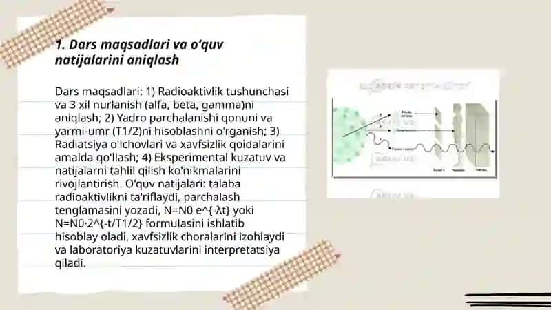 Radioaktivlik hodisasi mavzusini oʻqitish metodikasi 3