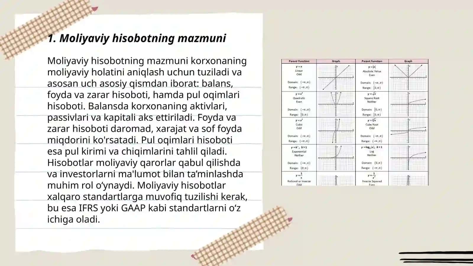 Moliyaviy hisobot: mazmuni, funksiyalari va turlari 3
