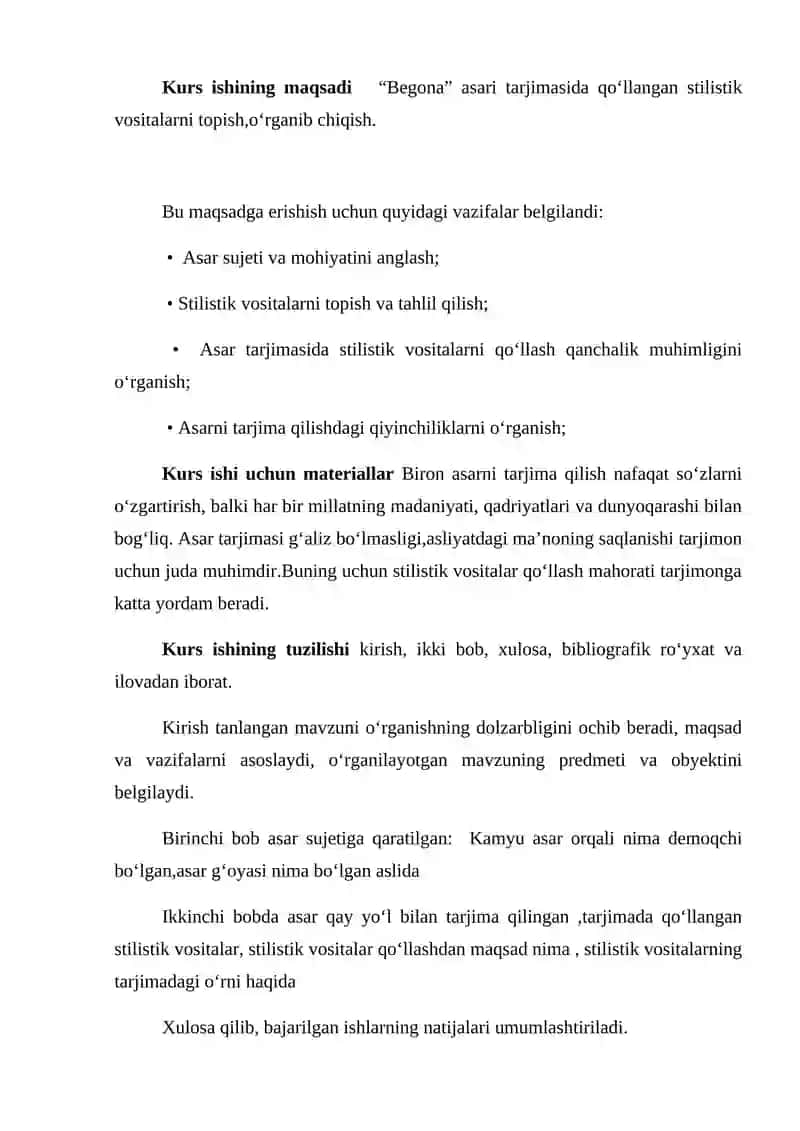 ALBERT KAMYUNING “BEGONA” ASARI TARJIMASIDA QOʻLLANGAN STILISTIK VOSITALAR 3