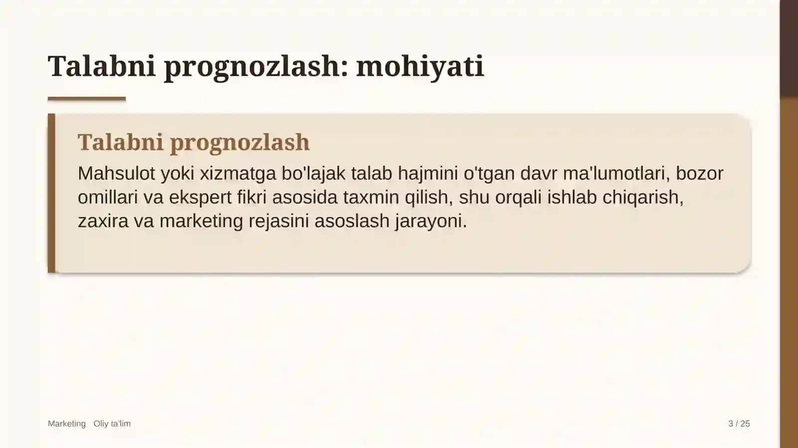 Konservatoriyalar misolida: mohiyati, bosqichlari, usullari va ko'rsatkichlari 3