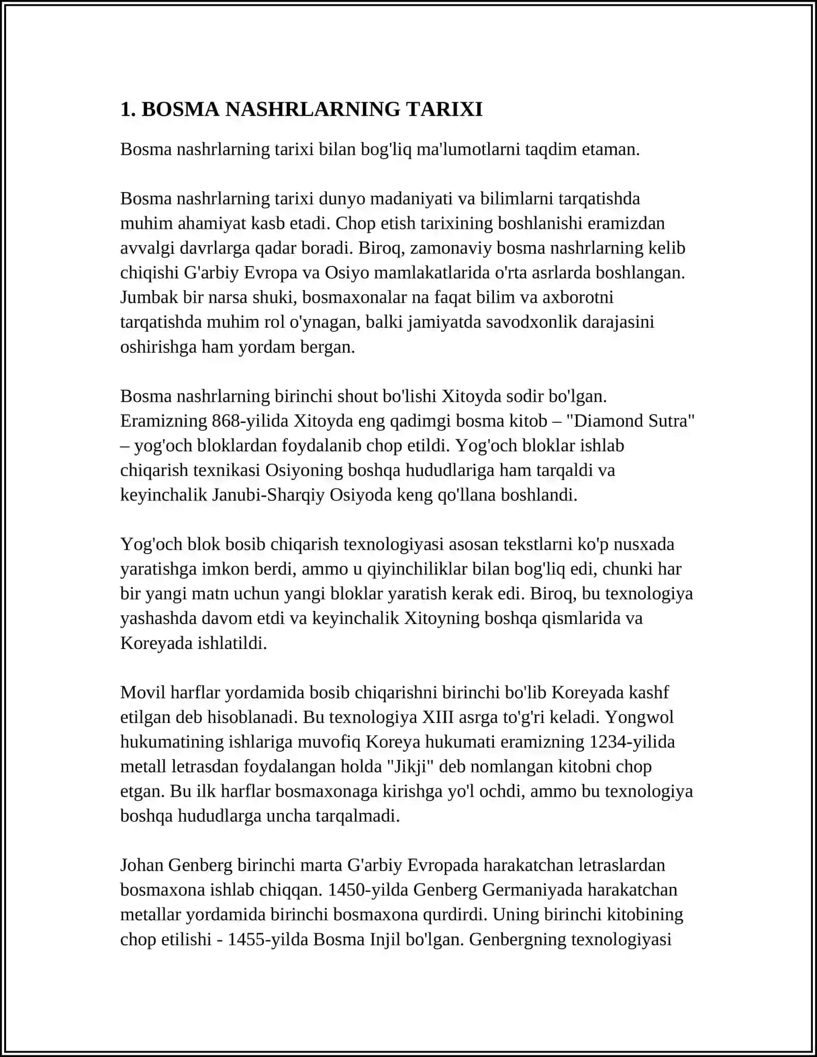 BOSMA NASHRLARNING TAQIQODI 3