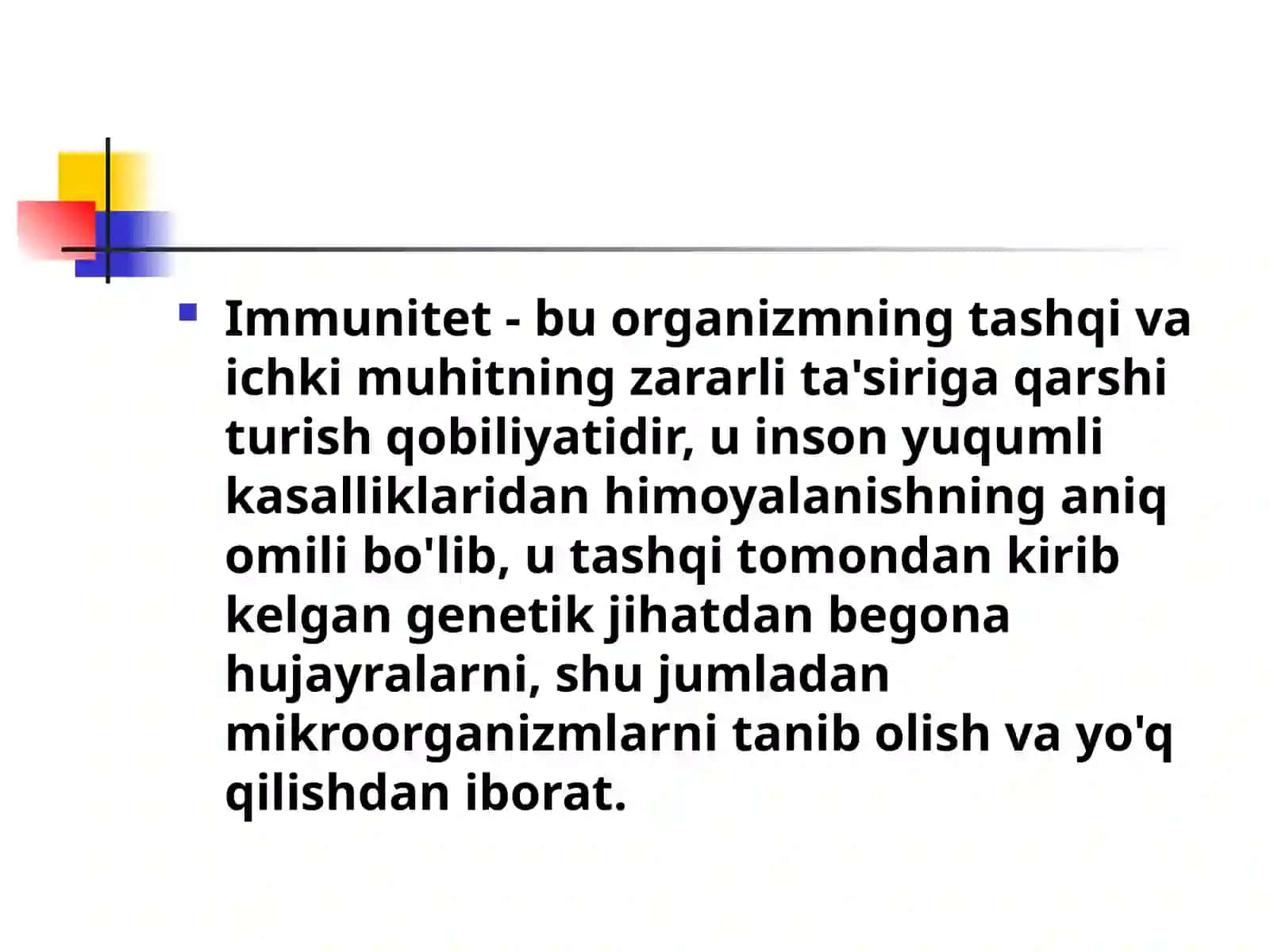 Immunitet haqida tushuncha 3