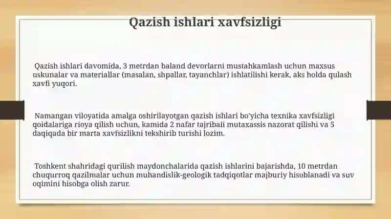 Qurilish texnikalarini ishlatish hamda ta'mirlash jarayonida xavfsizlikni ta'minlash 3