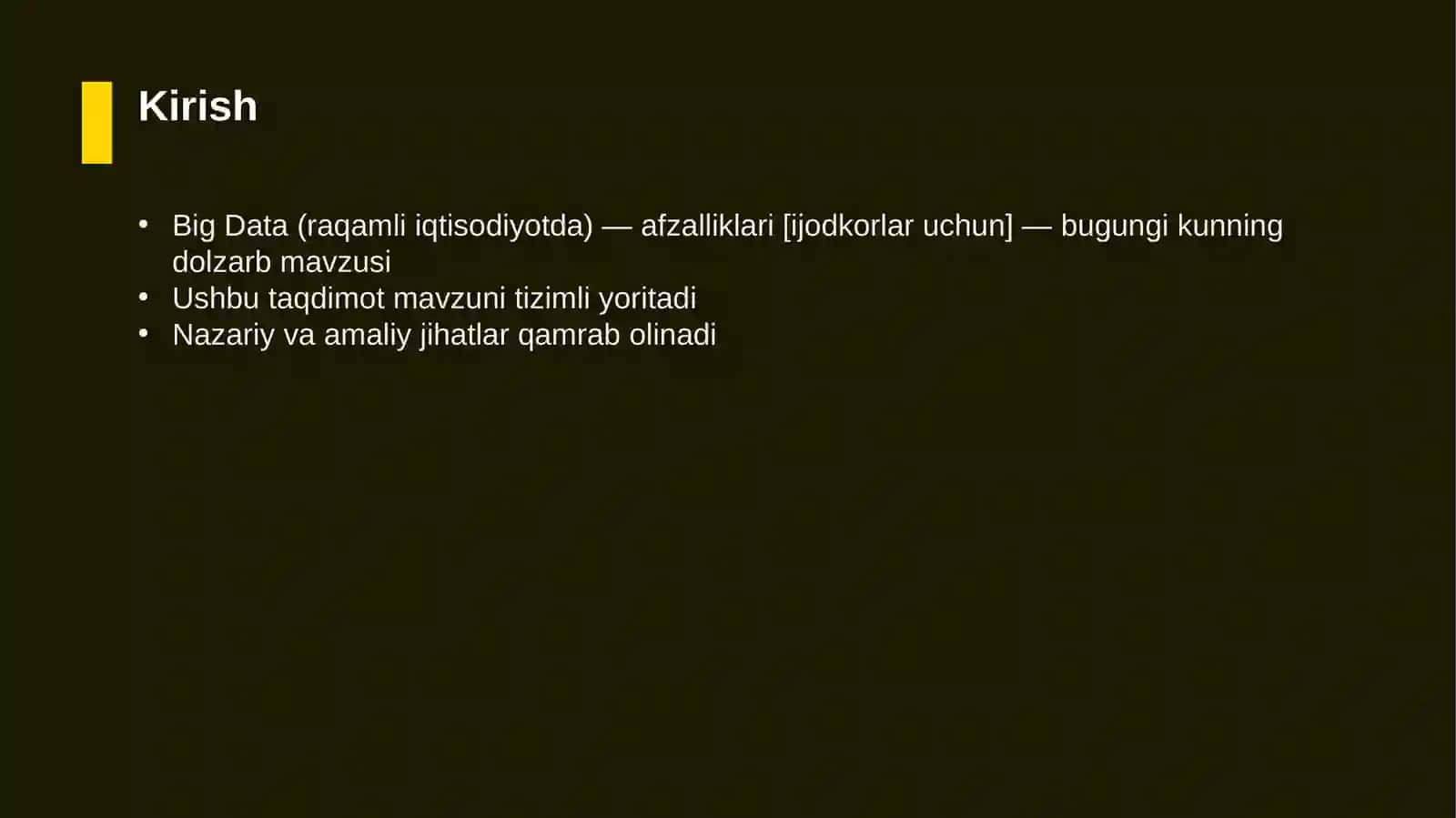 Big Data (raqamli iqtisodiyotda) — afzalliklari [ijodkorlar uchun] 3