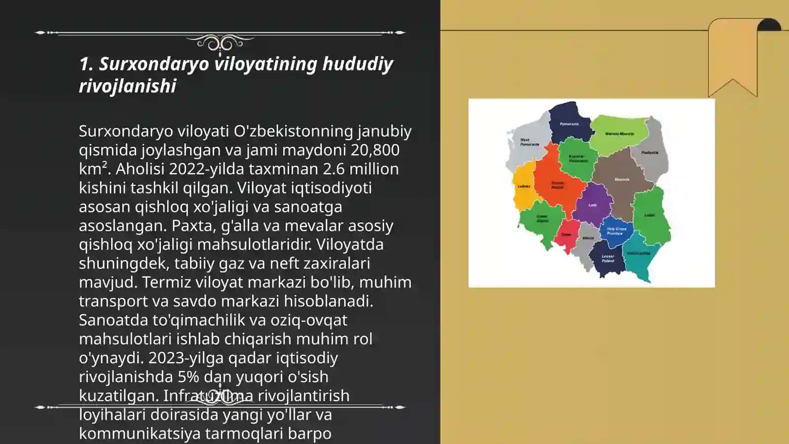 Hududning ijtimoiy-iqtisodiy rivojlanish xususiyatlari (Surxondaryo viloyati misolida) 3