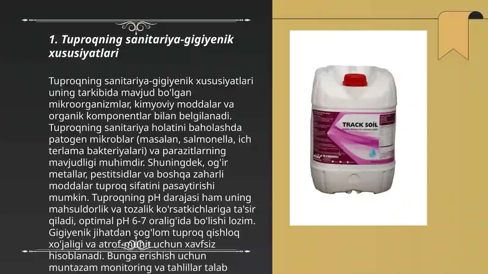 Tuproq gigiyenik epidemiologik ahamiyati 3