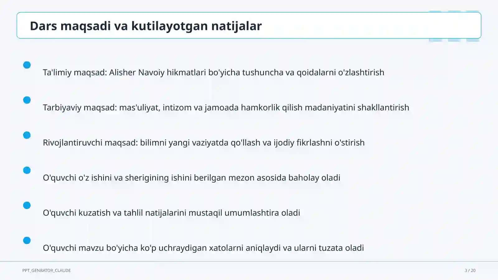 Alisher Navoiy hikmatlari (3-sinf) 3