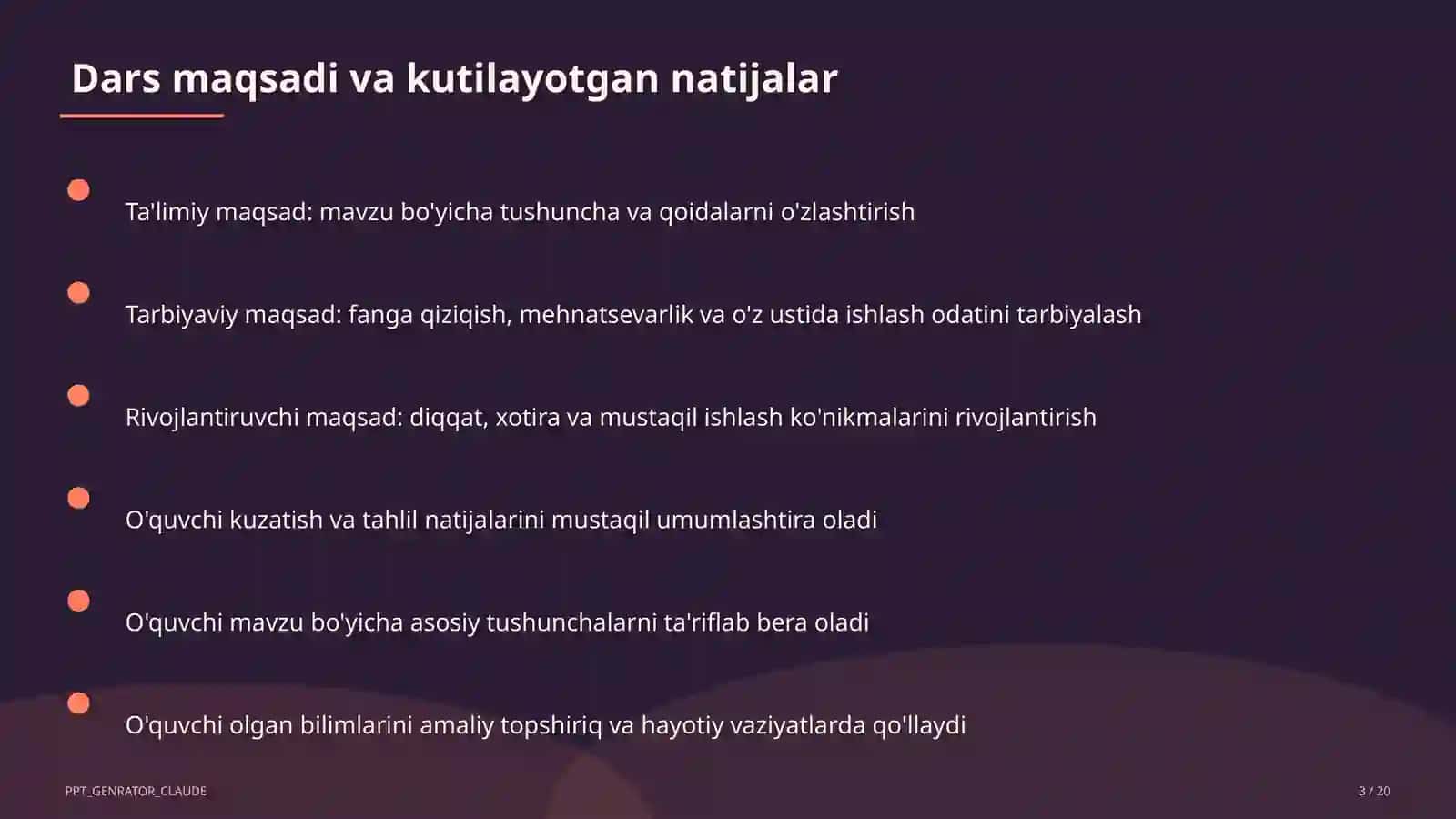 Nutq uslublari: ilmiy va rasmiy uslub (10-sinf) 3