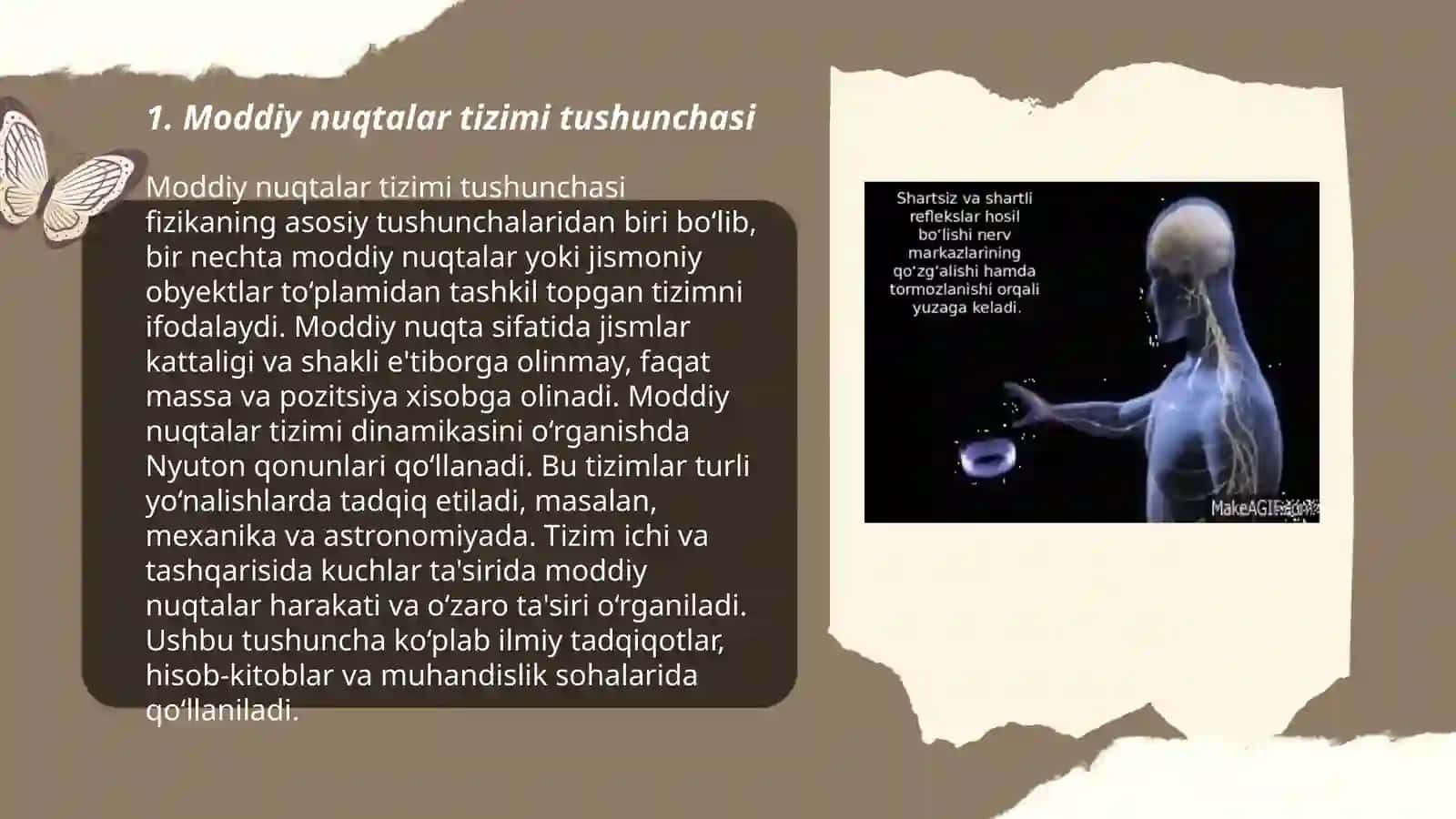 Moddiy nuqtalar sistemasining harakati. Massa markazi 3