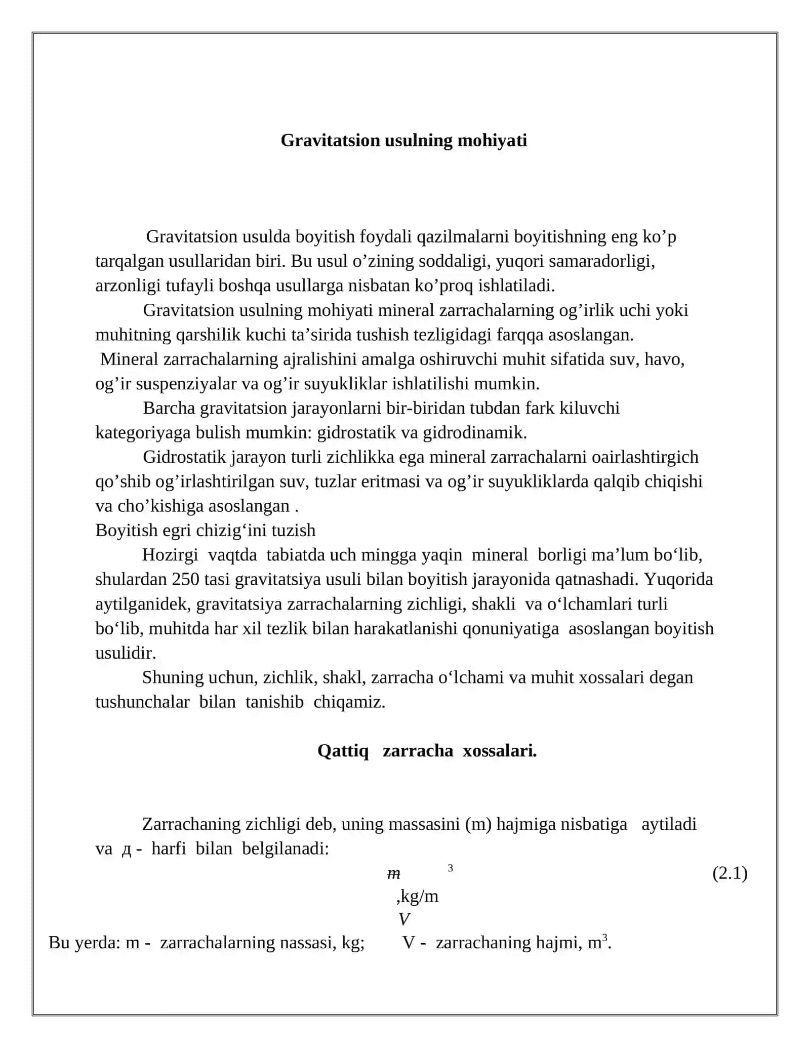 GRAVITATSION USULDA BOYITISH TEXNOLOGIYASI 3
