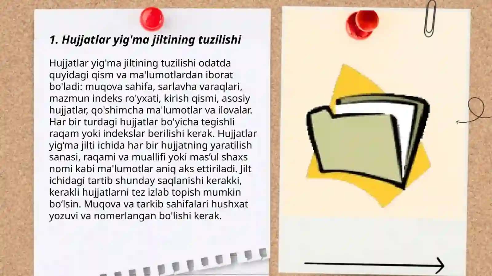 Hujjatlar yig'ma jiltini shakillantirish 3