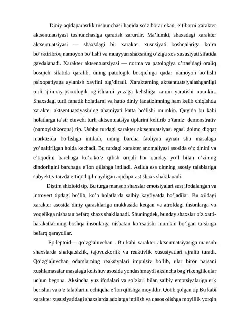 Diniy Fanatizmning Asoslari va Manbalari 3