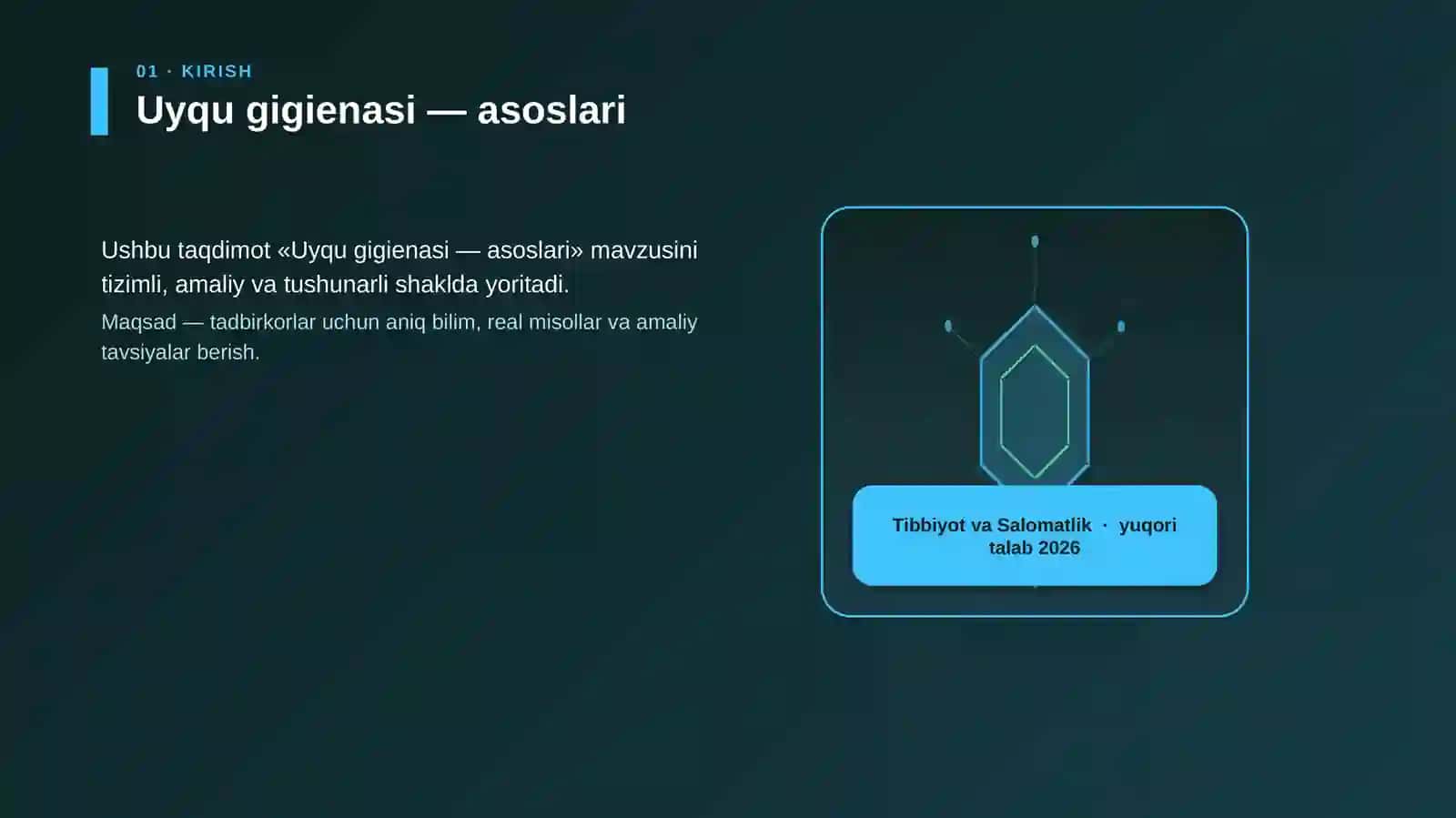 Uyqu gigienasi — asoslari 3