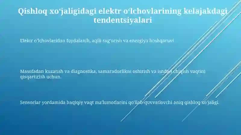 Yerni sug'orishda elektr o'lchovlar 3