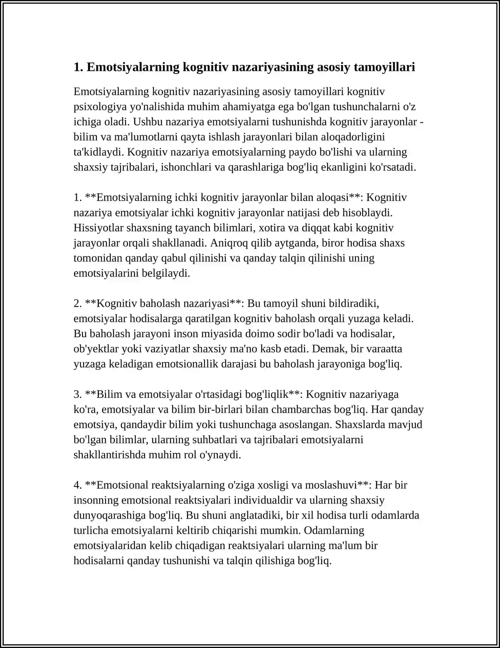 EMOTSIYANING KOGNETIV NAZARIYALARI 3