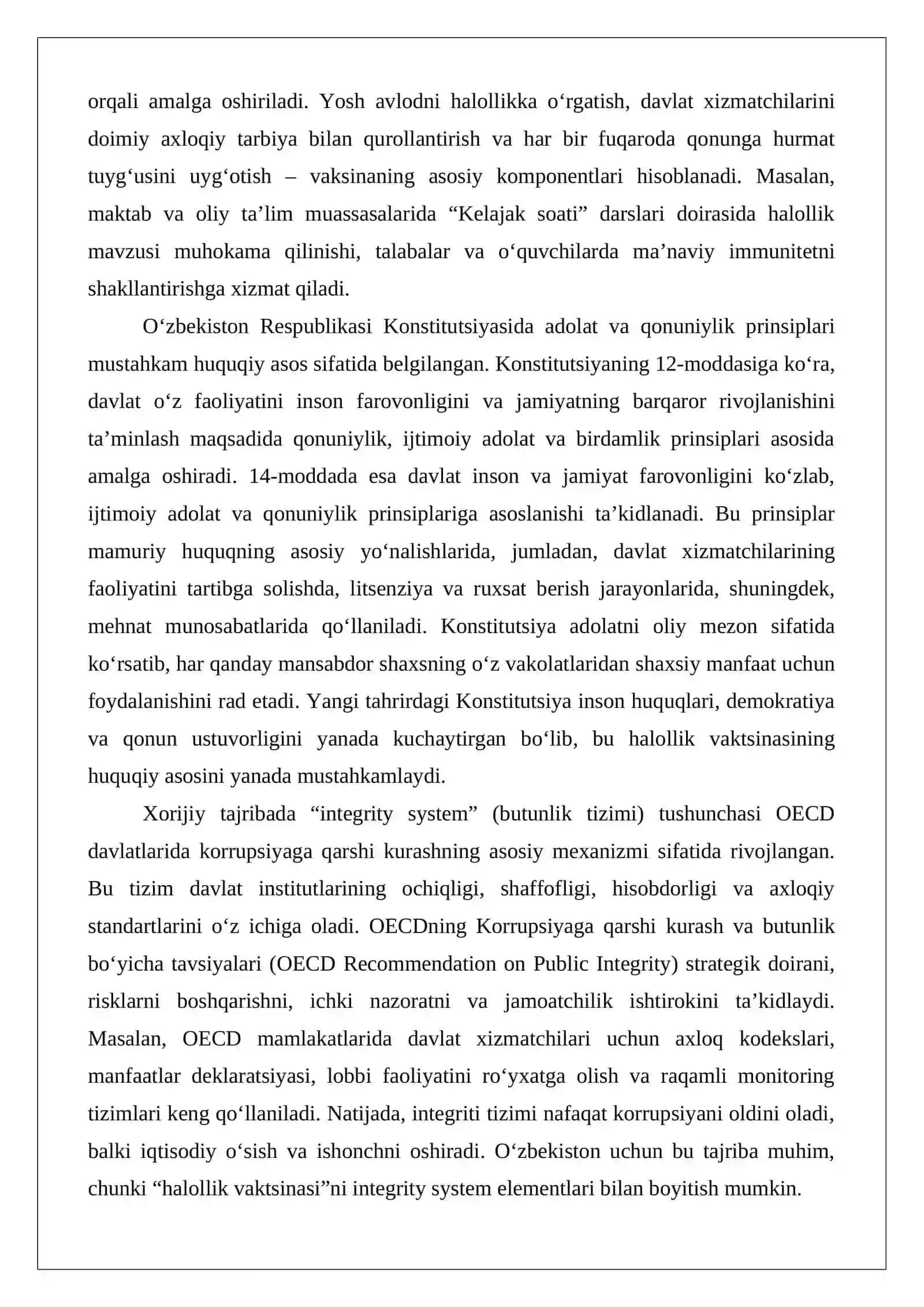 Halollik vaktsinasi tushunchasi va ahamiyati 3