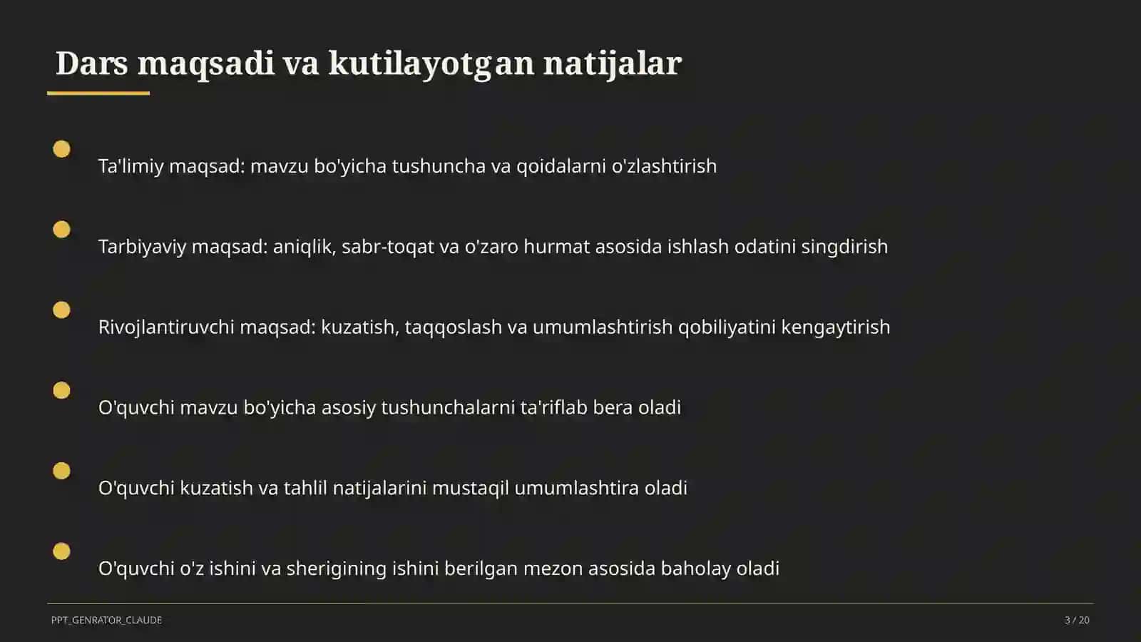O'qituvchilar uchun: pedagogika va o'qitish metodikasi 3