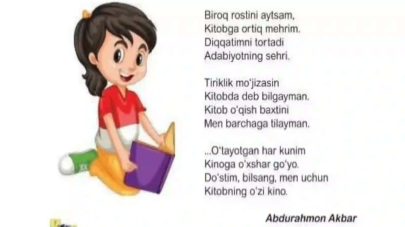 Kitob sevar she'ri 3