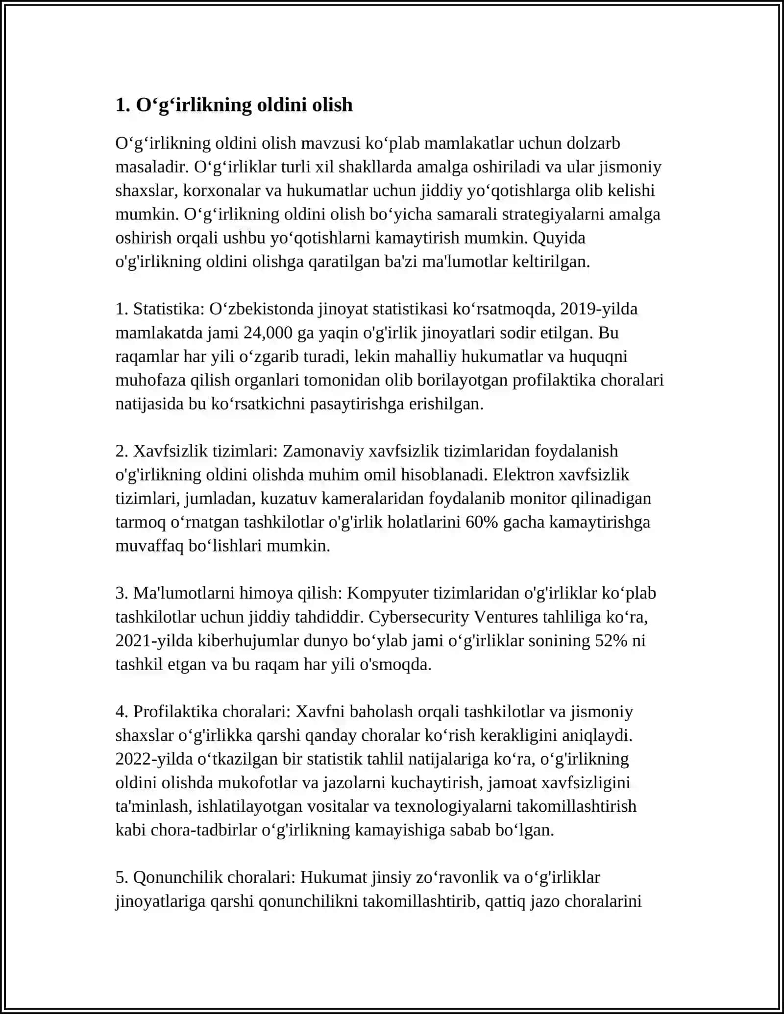 OĜISHGAN XULQ KÒRINISHLARI 3