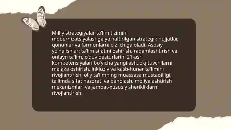 O'zbekiston Respublikasi ta'lim tizimida modernizatsiya jarayonlari 3