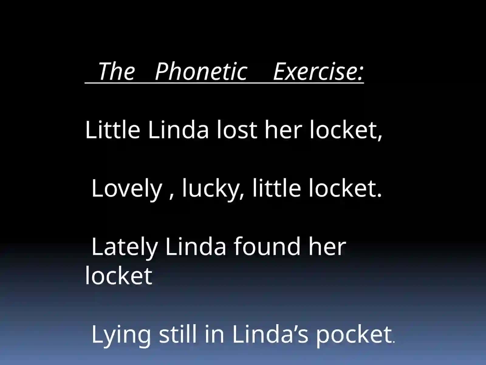 Reported speech in Present 3