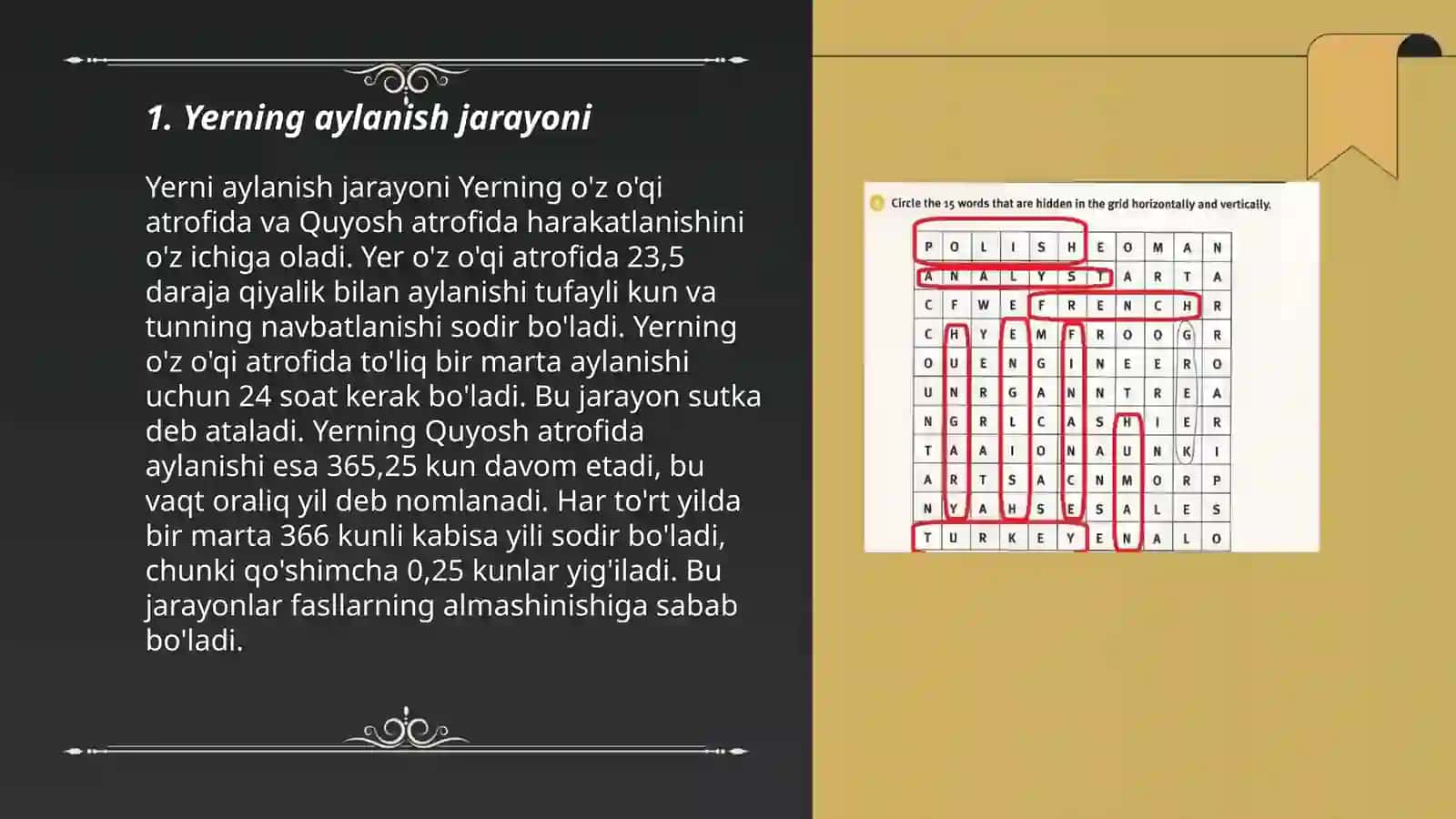 Yerning o‘z o‘qi atrofida aylanishi va uning geografik oqibatlari 3