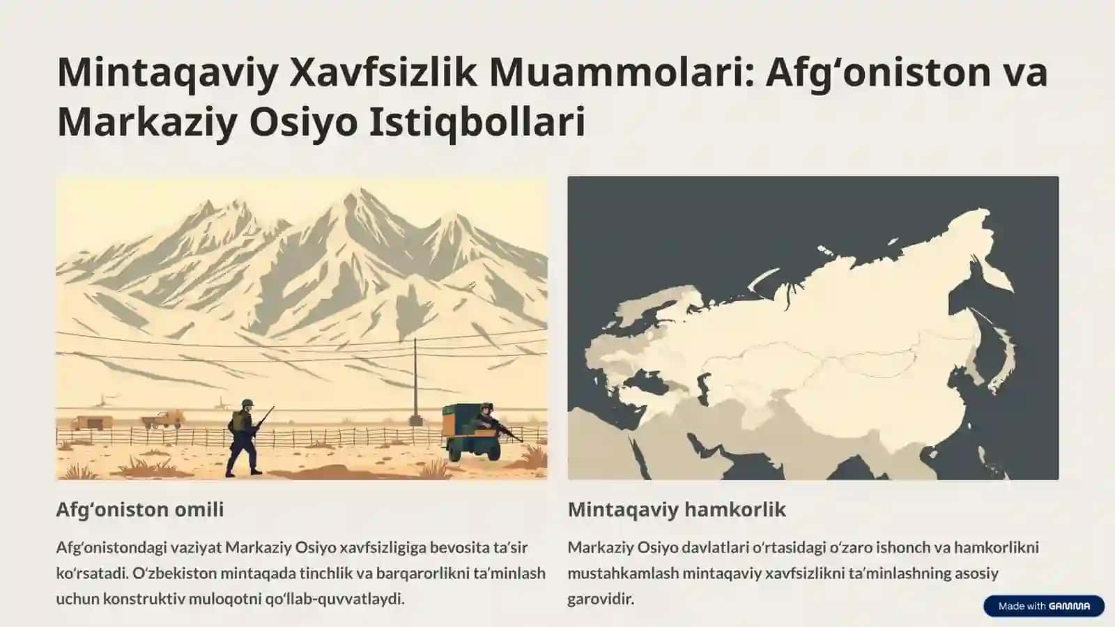 Siyosiy Mojarolar Fonida Oʻzbekiston: Barqarorlik va Rivojlanish Yoʻli 3