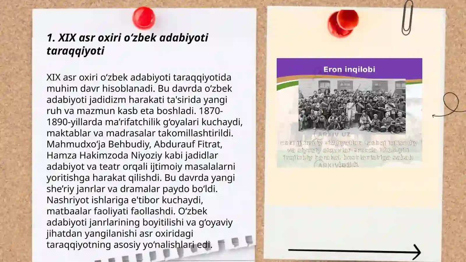 XIX asr oxiri va XX asr boshlari adabiyoti 3
