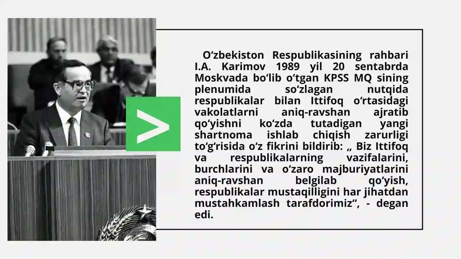 O'zbekistonning Davlat mustaqilligini qo‘lga kiritilishi va uning tarixiy axamiyati 3