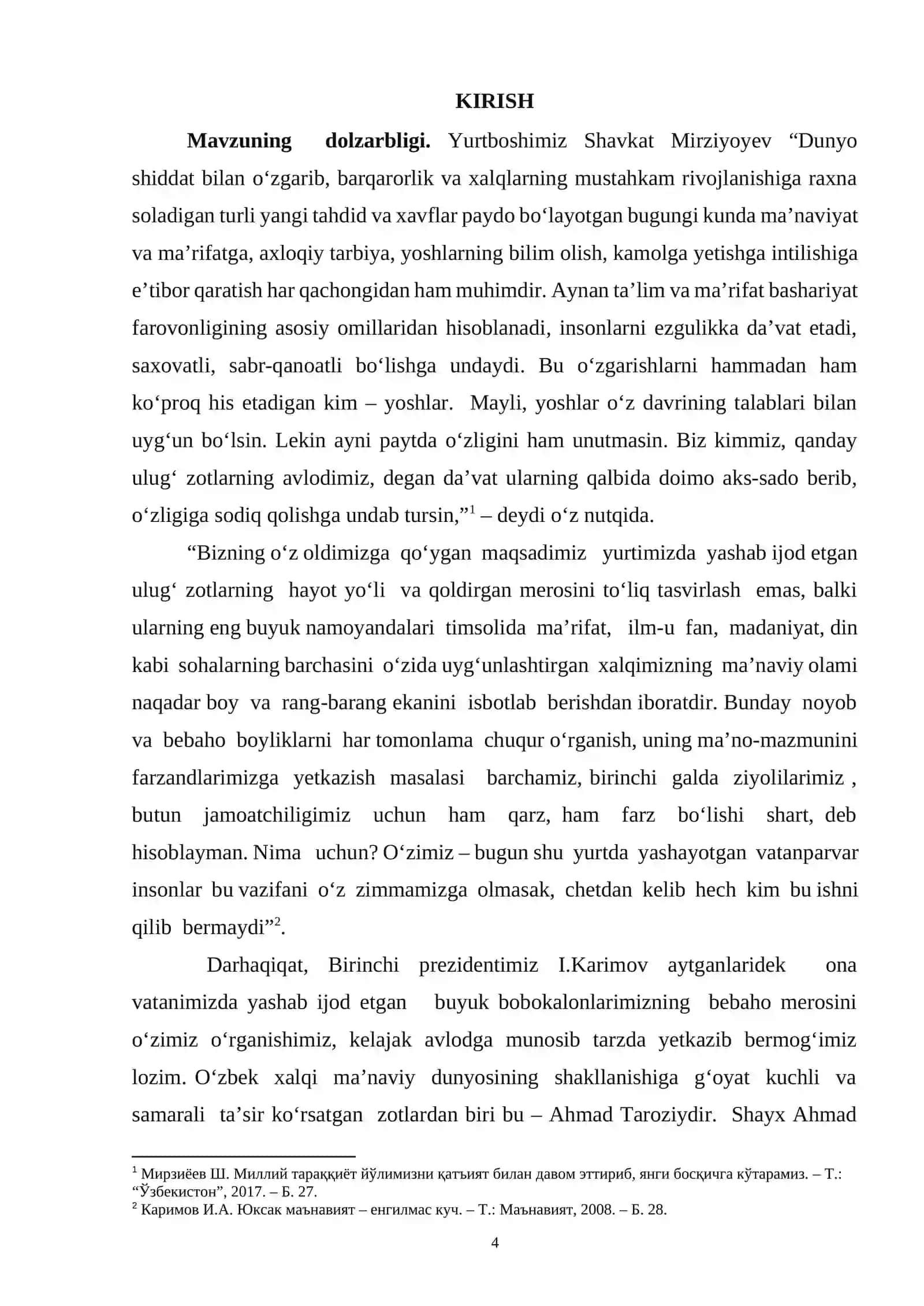 Ahmad Taroziy “Fununu-l-balogʻa”  asari 3