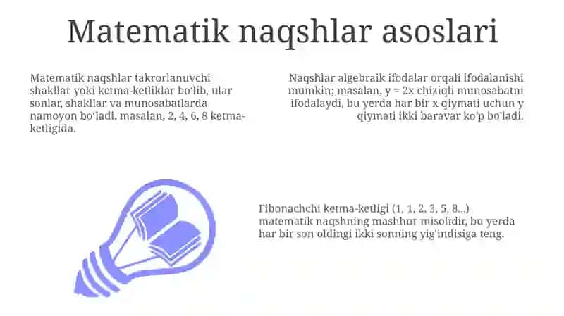 Matematik naqshlar 3