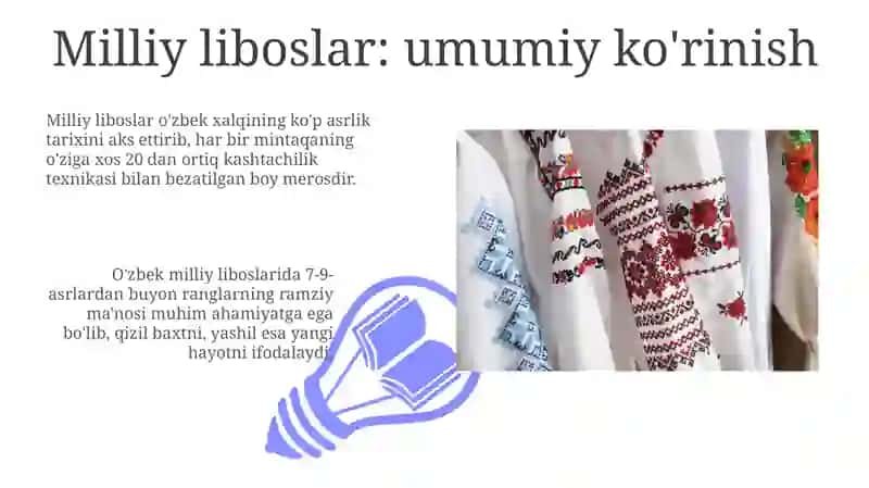 Milliy libos kastum koʻylak loyihalash obyektlari 3