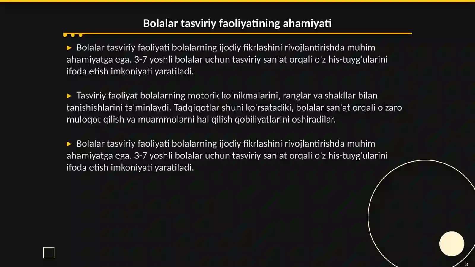 Bolalar tasviriy faoliyatiga raxbarlik qilish metodikasi 3