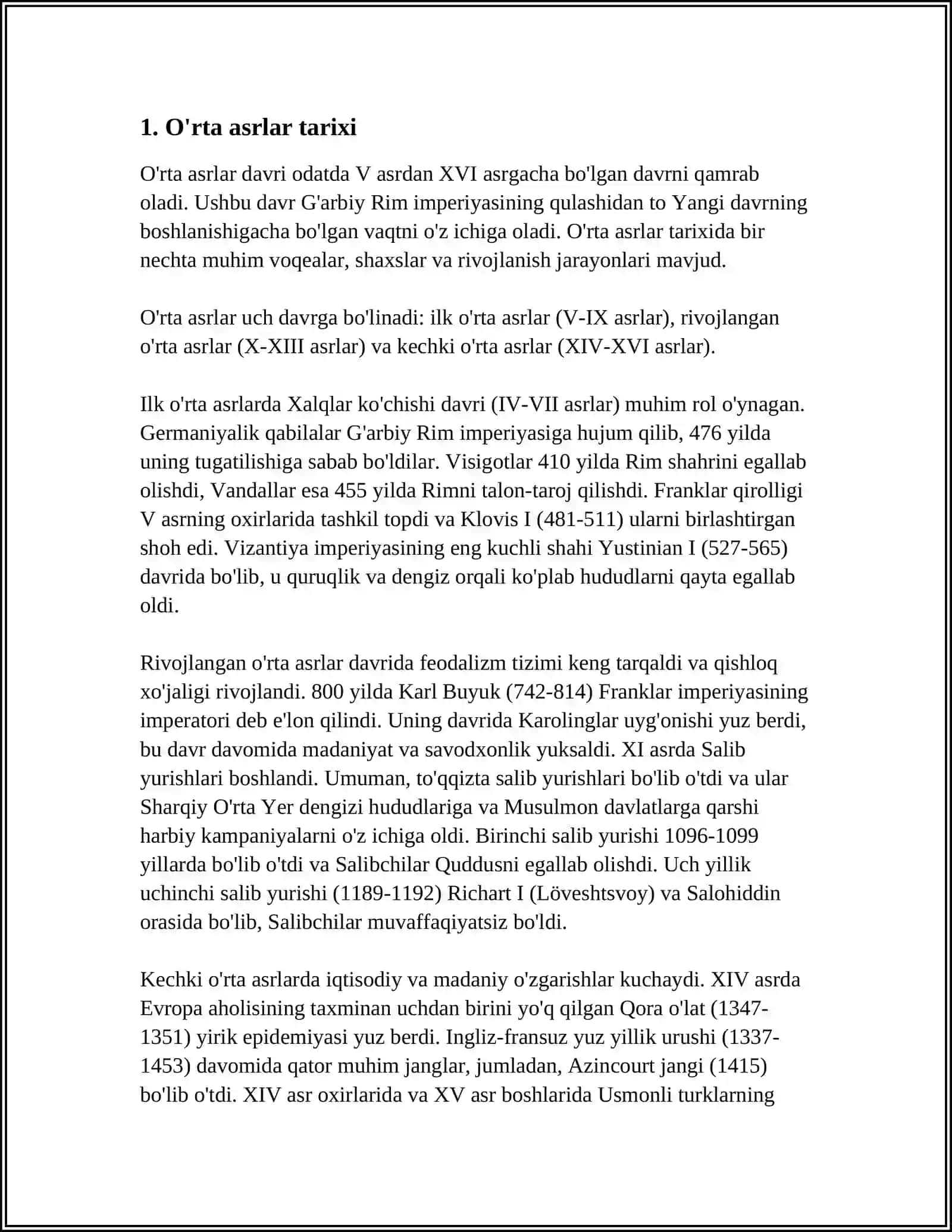 TARIX MUSTAQIL ISH 3