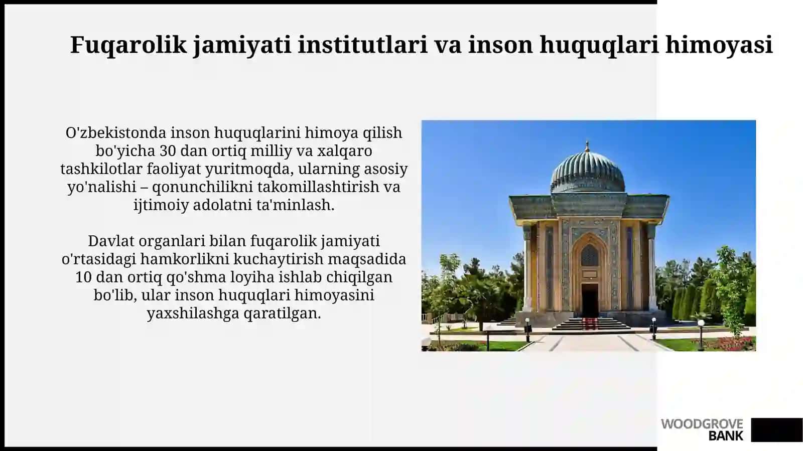 Oʻzbekistonda inson haq-huquqlari va erkinliklari kafolatining yaratilishi 3